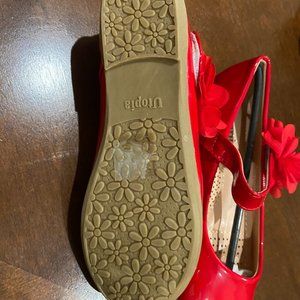 UTOPIA SIZE 13 RED SLIPPER SANDALS